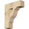 Ekena Millwork Funston Block Rough Sawn Bracket, Douglas Fir, 6"W x 22"D x 26"H BKT06X22X26FST05RDF - alternate 1